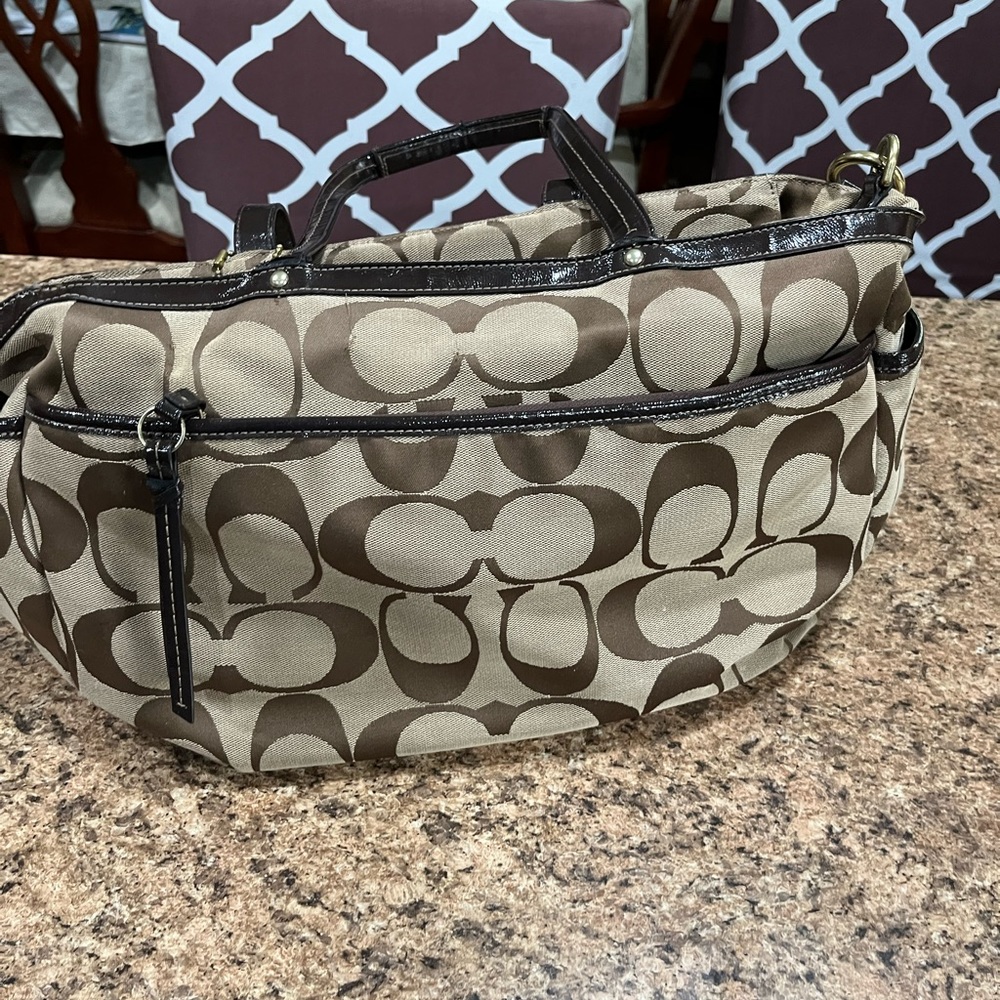 Authentic Coach Diaper Bag